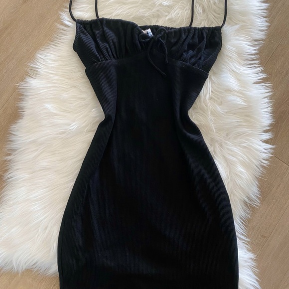 Princess Polly Slow Dancing Mini Dress Black - Picture 3 of 11